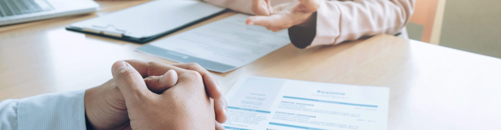 Business situation, job interview concept.